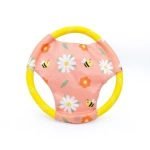 Sterke en duurzame frisbee voor honden gemaakt van bergbeklimmerstouw - Rope Gliderz Spring Daisy bij Kwispeltoys