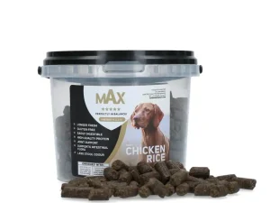 Max Adult Geperste Brokken Kip & Rijst – Hondenvoer Kip Geperst
