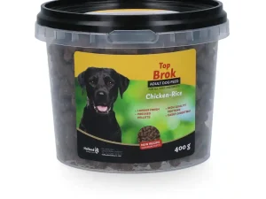 Topbrok Geperste Brokken Kip & Rijst 3 kg - Gezond Hondenvoer